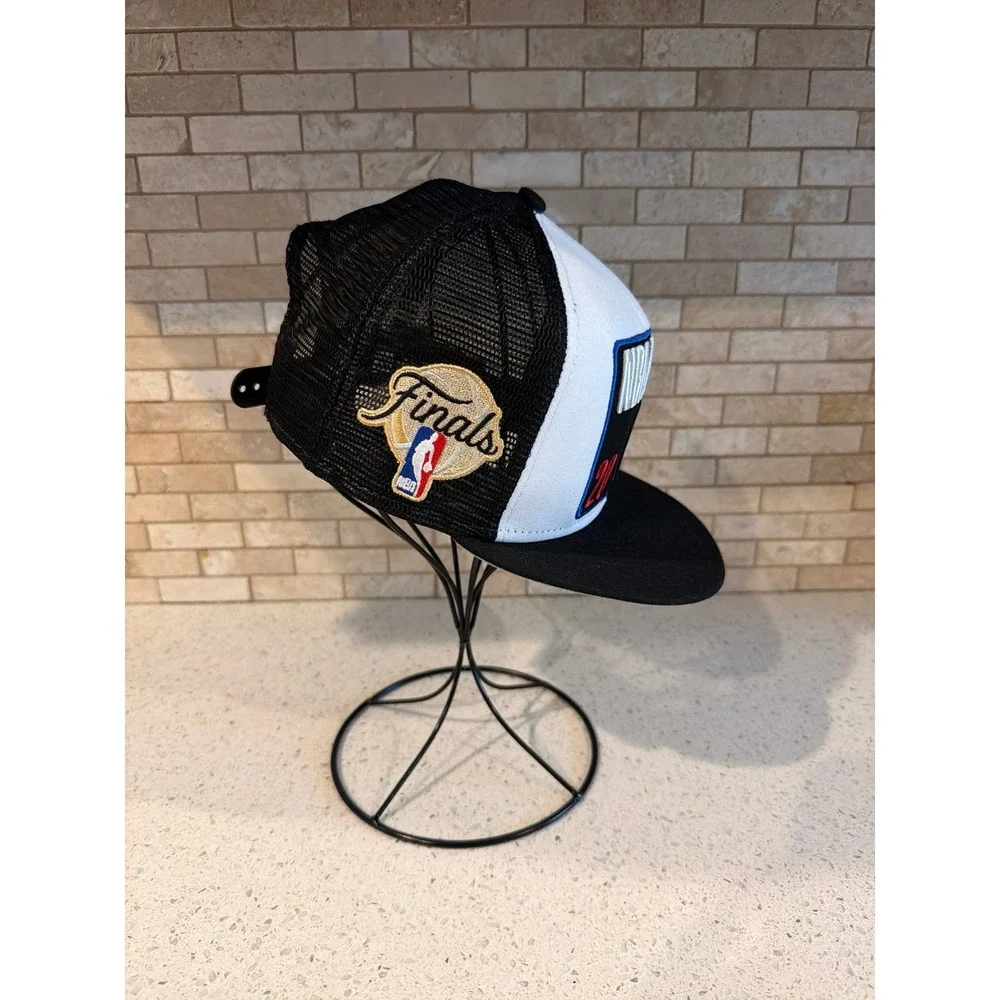 Miami Heat 2023 NBA Finals Snapback Hat Cap Black White Adjustable Basketball